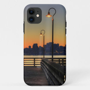 Coque iPhone 11 Horizon du centre de Seattle Washington