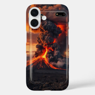 Coque Pour iPhone 16 Horizon Volcan Fiery