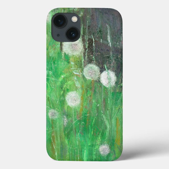 Coques Case-Mate iPhone Horloges Dandelion en Grass 2008 huile sur toile (Verso)
