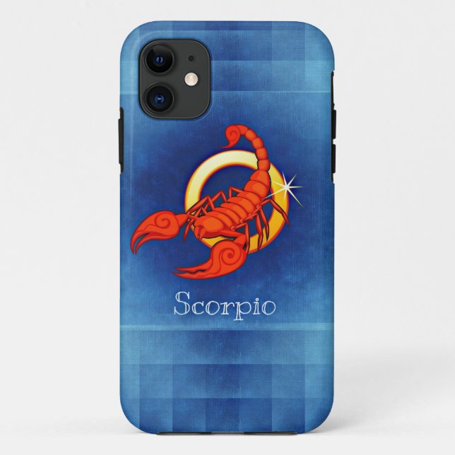 Coques Case-Mate iPhone horoscope de scorpio (Dos)