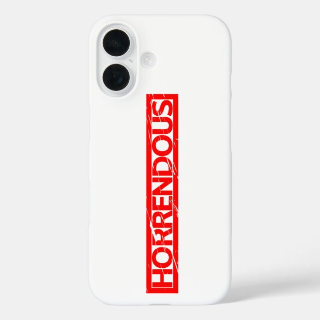 Coques Case-Mate iPhone Horrible Timbre (Verso)