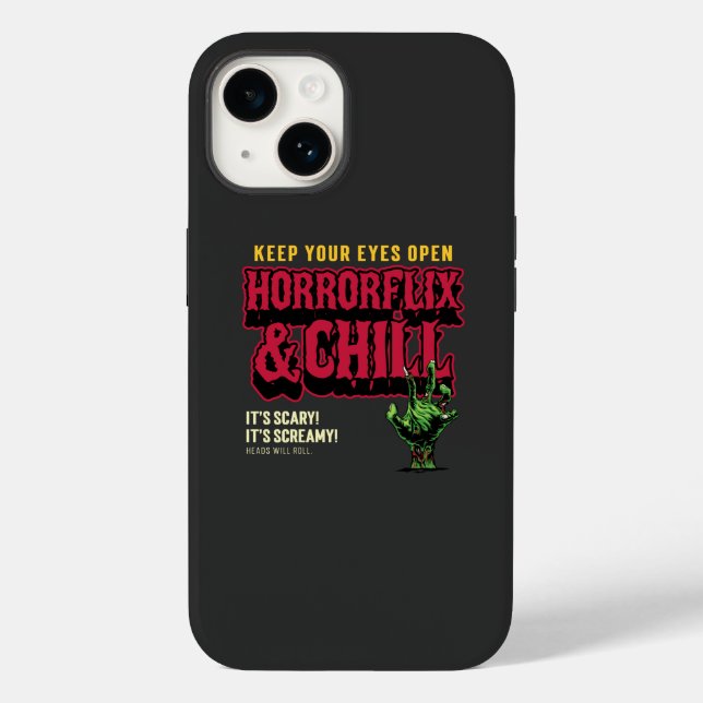 Coques Case-Mate iPhone Horrorflix Et Chaleur (Verso)