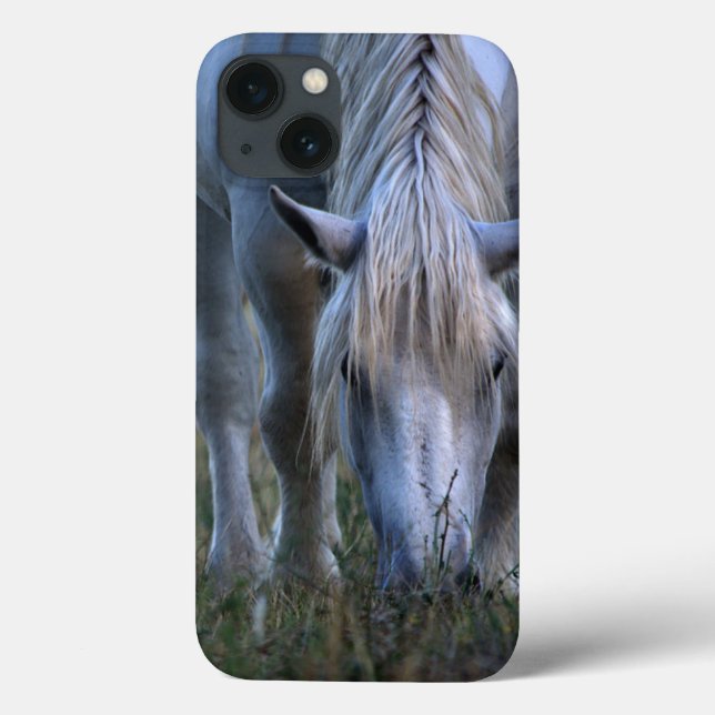 Coques Case-Mate iPhone Horse blanche (Verso)