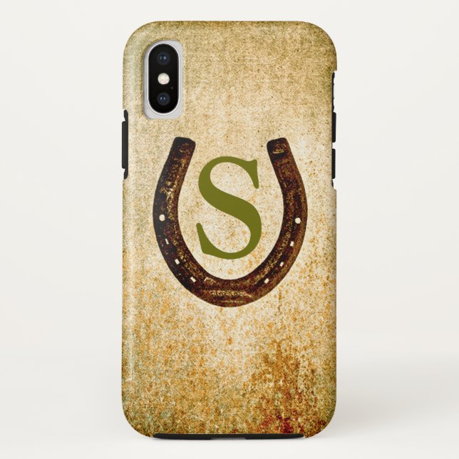 Coques Case-Mate iPhone Horseshoe avec Monogramme pour personnaliser (Dos)