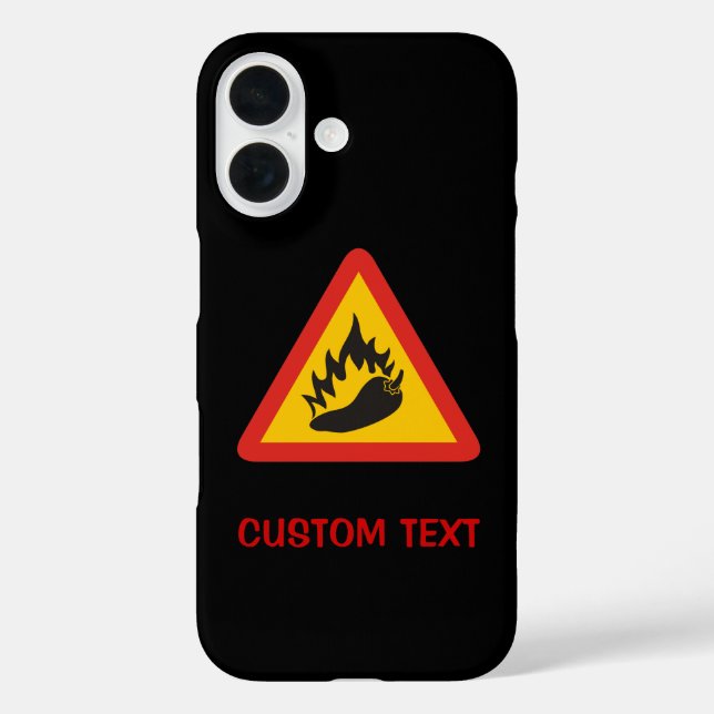 Coques Case-Mate iPhone Hot pepper danger (Verso)