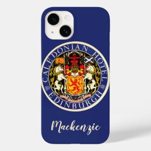 Coque Case-Mate iPhone Hôtel Caledonian Édimbourg Écosse Voyage Rétro