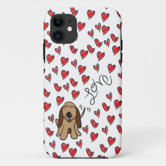 Coque iPhone 11 Hound Dog Love