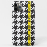 Houndstooth enveloppé dans la prudence