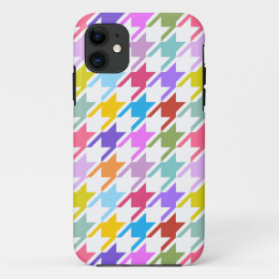 Case-Mate iPhone Case Houndstooth Multicolor+White Big Motif