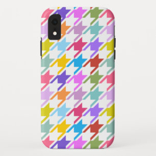 Case-Mate iPhone Case Houndstooth Multicolor+White Big Motif