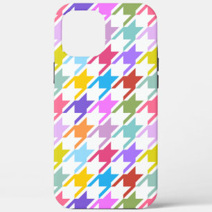 Case-Mate iPhone Case Houndstooth Multicolor+White Big Motif