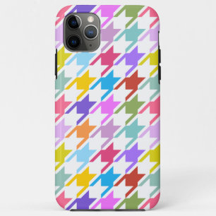 Case-Mate iPhone Case Houndstooth Multicolor+White Big Motif