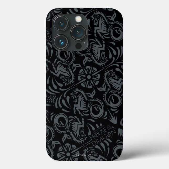 Coques Case-Mate iPhone HOUSE of the Dragon | Velaryon Diamond Pattern (Verso)