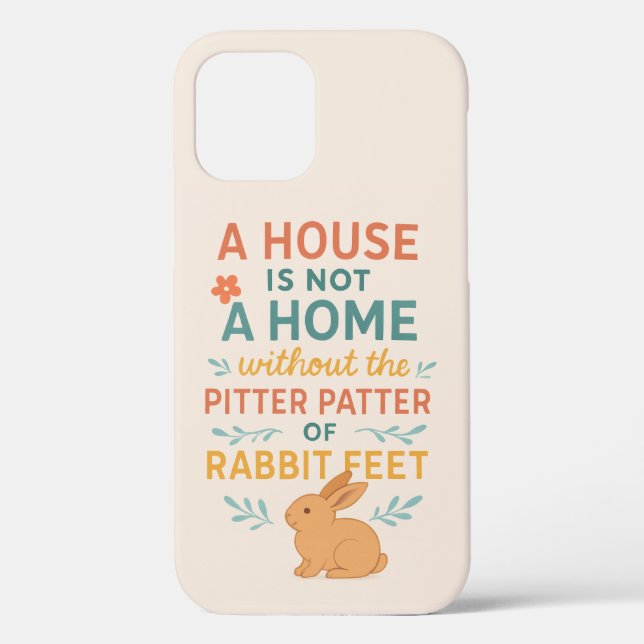 Coques Case-Mate iPhone House pitter patter rabbit feet (Verso)