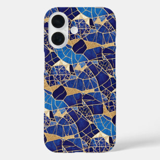 Coque Pour iPhone 16 Housse à motif doré kintsugi Japon