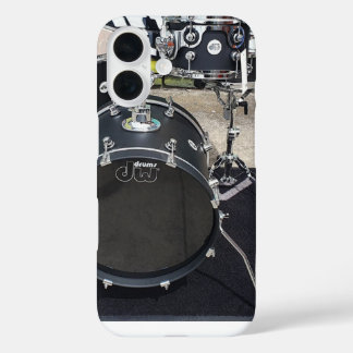 Coque Pour iPhone 16 Housse de mobile noire élégante