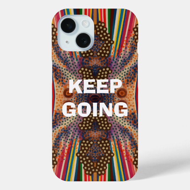 Coques Case-Mate iPhone Housse de téléphone « Continuez » motivante (Verso)