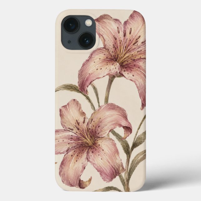 Coques Case-Mate iPhone Housse de téléphone florale moderne (Verso)