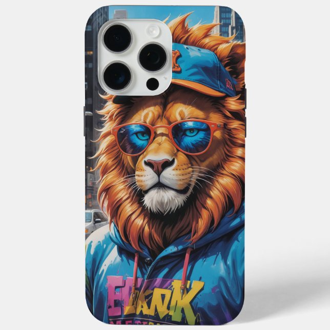Coques Case-Mate iPhone Housse de téléphone Lion urbain rugissant (Verso)