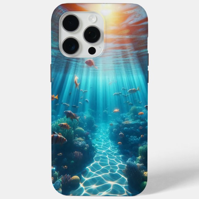 Coques Case-Mate iPhone Housse de téléphone Profondeurs de l'Océan (Verso)