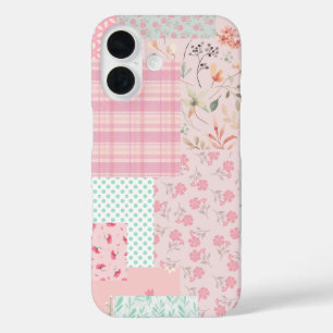 Coque Pour iPhone 16 Housse de téléphone rose pâle féminine
