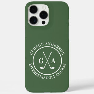 Coque iPhone 16 Pro Max Housse de tête de club de golf personnalisée avec