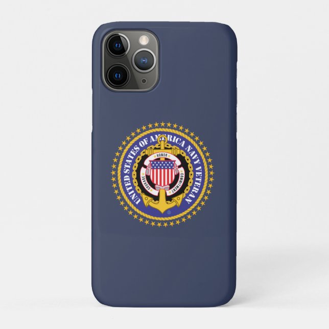 Coques Case-Mate iPhone Housse de tête de golf pour vétéran de la marine (Dos)