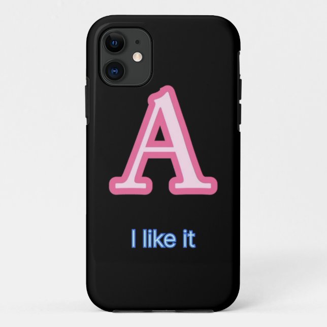 Coques Case-Mate iPhone Housse téléphonique monogramme "A" élégante - Élég (Dos)
