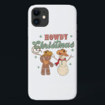 Case-Mate iPhone Case Howdy Christmas Cowboy Snowman Western Funny<br><div class="desc">Howdy Christmas Cowboy Snowman Western Funny</div>