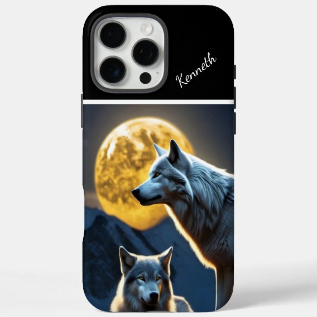 Coques Case-Mate iPhone Howl Pierces Moonlit Night (Verso)