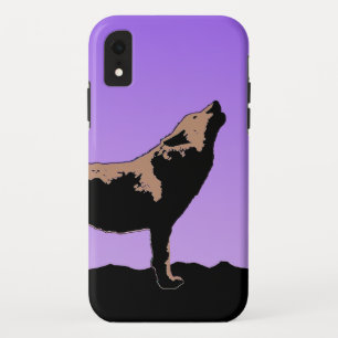Case-Mate iPhone Case Howling Wolf at Sunset - Art faunique original