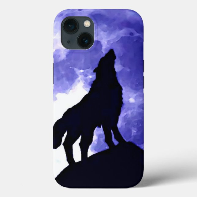 Coques Case-Mate iPhone Howling Wolf & Fullmoon (Verso)