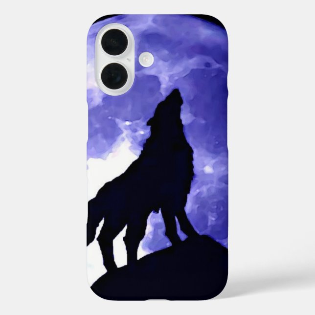 Coques Case-Mate iPhone Howling Wolf & Fullmoon (Verso)