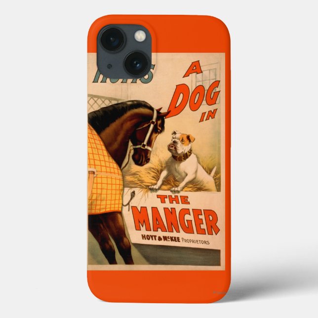 Coques Case-Mate iPhone Hoyt's A dog in the Manger Theatre Poster (Verso)