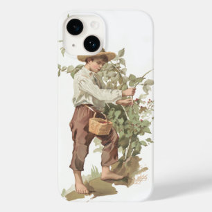 Coque Case-Mate iPhone Huckleberry Finn Picking Berries Lithograph