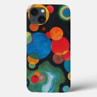 iPhone 13 Coque Huile Abstraite impulsive renforcée sur toile Kand