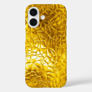 Coque Pour iPhone 16 Huile d'or brillante