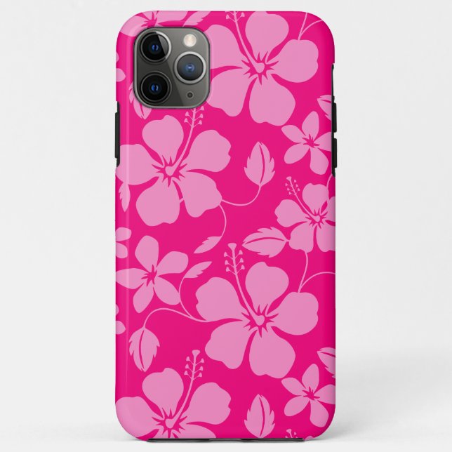 COQUES Case-Mate iPhone HULA HAWAIEN (HIBISCUS) GOYAVE ROSE (Dos)