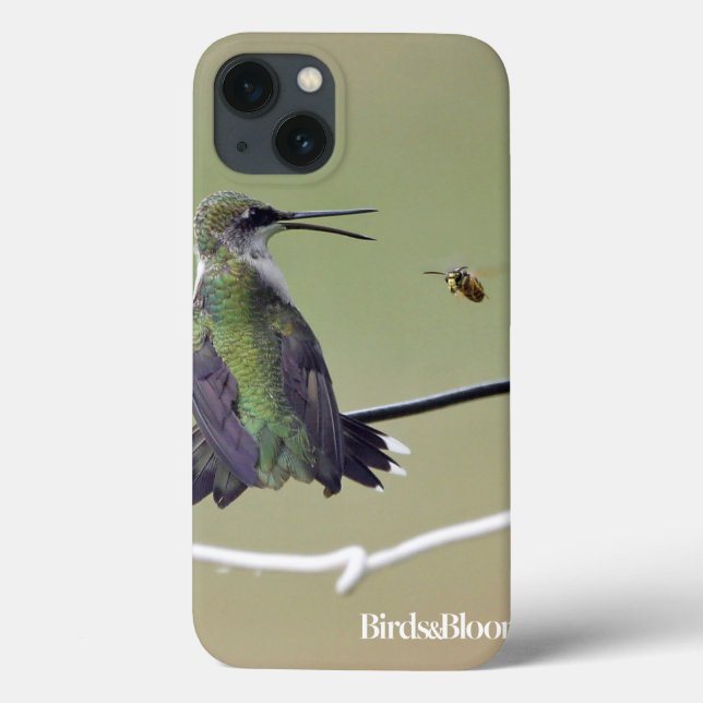 Coques Case-Mate iPhone Hummingbird & Honey Bee (Verso)
