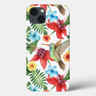 Etui iPhone 13 Hummingbird tropical
