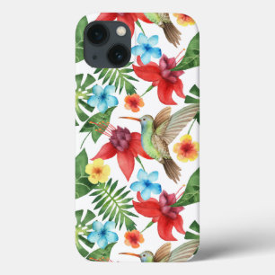 iPhone 13 Case Hummingbird tropical