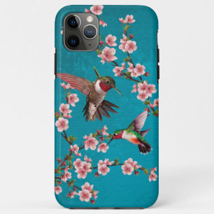 Case-Mate iPhone Case Hummingbirds & Blossings de style Vintage