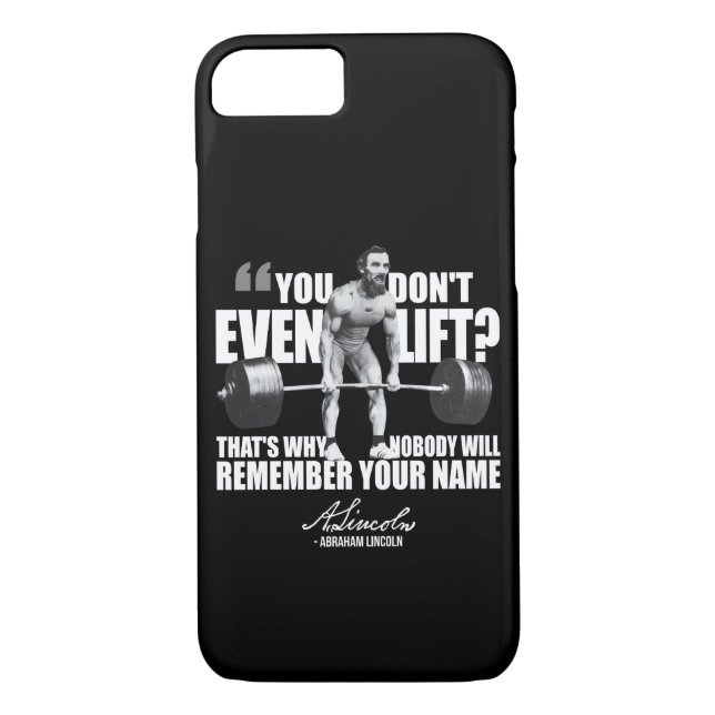 Coques Case-Mate iPhone Humour De Salle De Sport Abraham Lincoln - Avez-Vo (Dos)