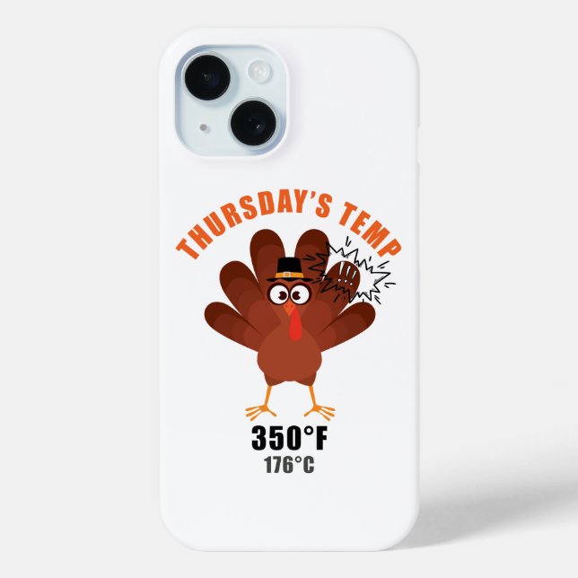 Coques Case-Mate iPhone Humour de Thanksgiving Blague de dinde drôle (Verso)