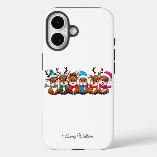 Coques Case-Mate iPhone Humour drôle tendance moderne Joyeux Noël (Verso)