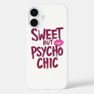 Coque Pour iPhone 16 Humour Fille Délurée aux Lèvres Roses