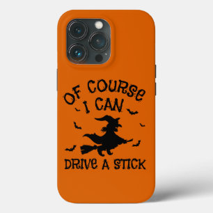Case-Mate iPhone Case Humour Je Peux Conduire Un Bâton Halloween