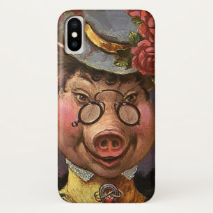 Coques Pour iPhone Humour vintage, Silly et Funny Vierge Cochon