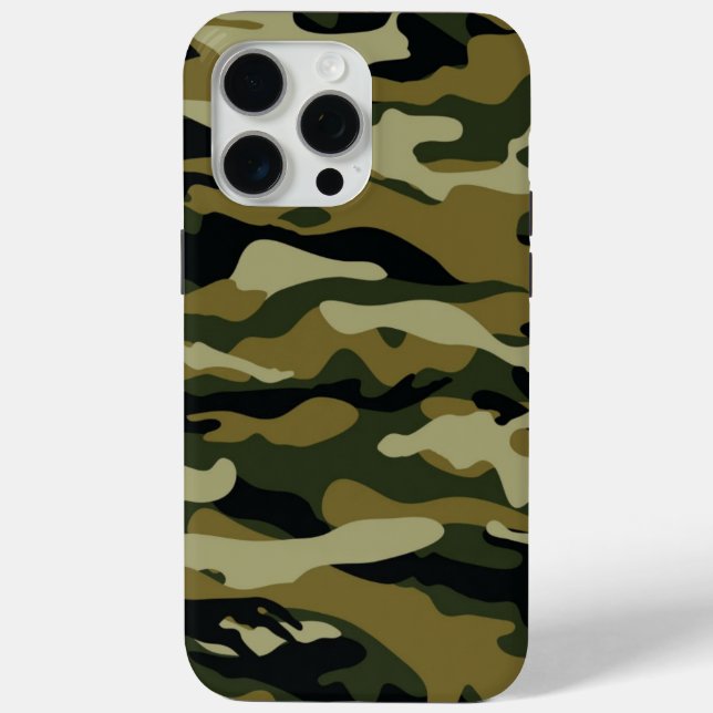 Coques Case-Mate iPhone Hunter Green Camo (Verso)