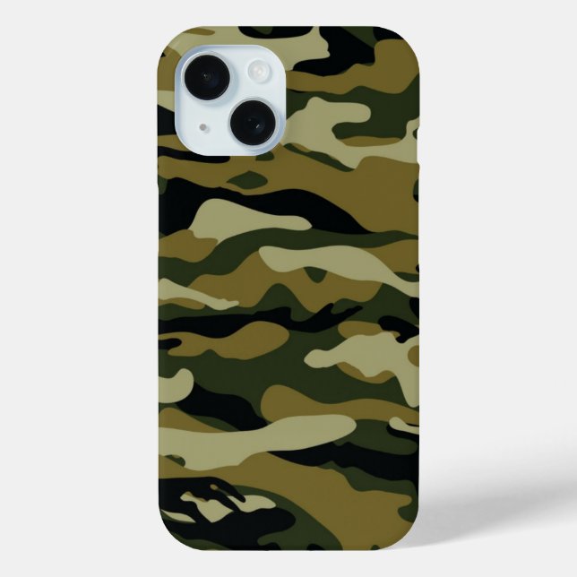 Coques Case-Mate iPhone Hunter Green Camo (Verso)